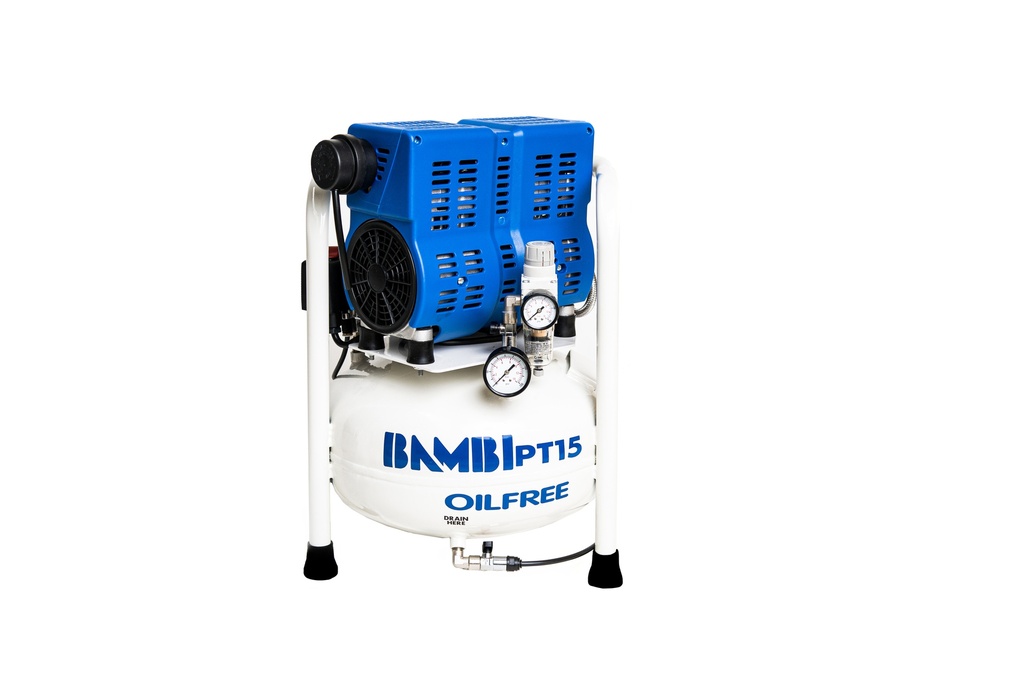 Ultra Low Noise Oil free compressor BAMBI PT15