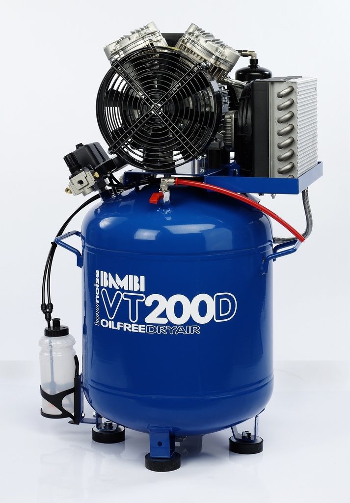 Compresseur insonorisé sans huile + AirDryer BAMBI VT-200D