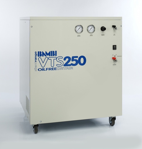 [VTS250] Ultra geluidsarme olievrije compressor BAMBI VTS-250
